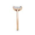 Carla 18k Rose Gold Emerald Solitaire