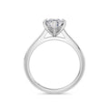 Carla 18k White Gold Marquise Solitaire