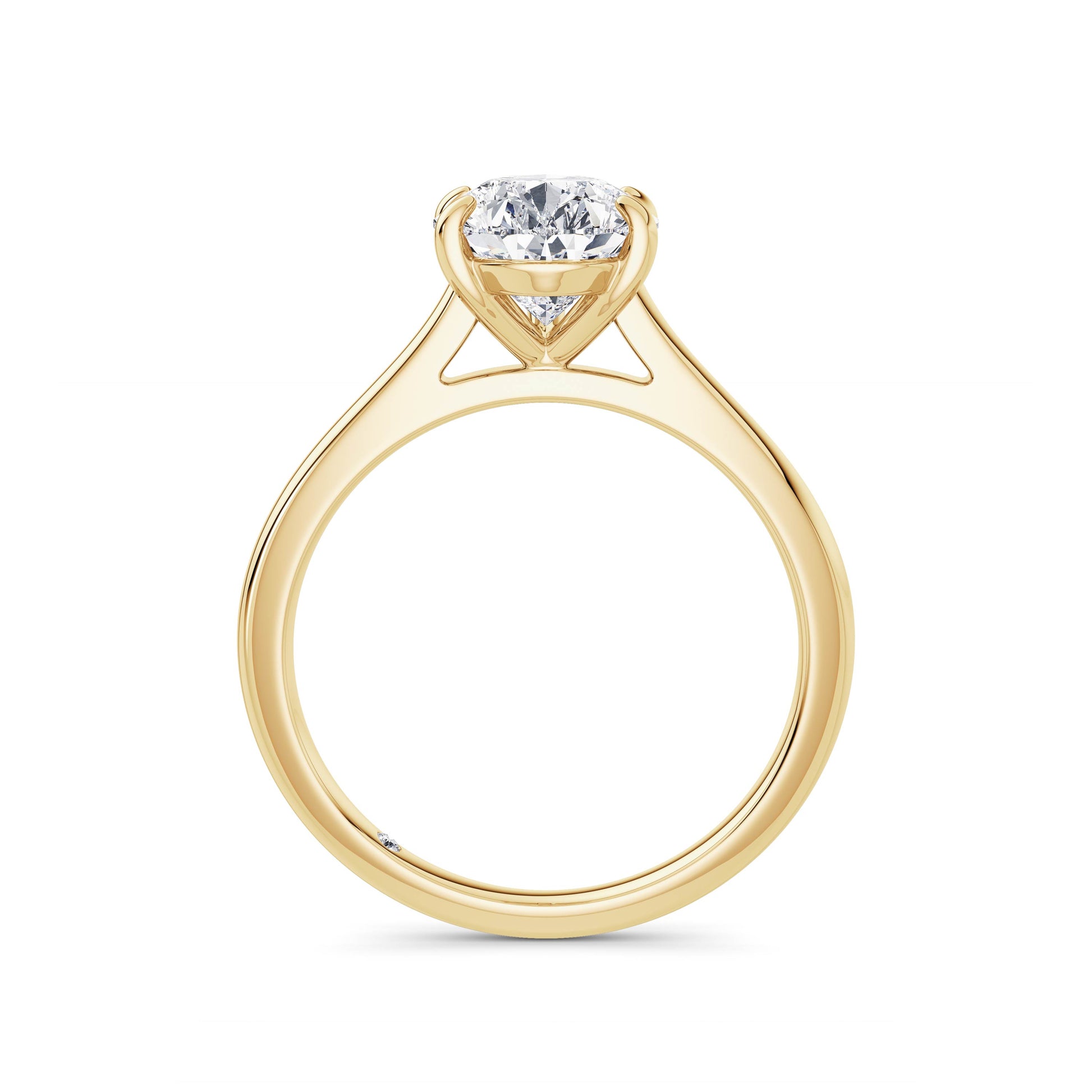 Carla 18k Yellow Gold Pear Solitaire