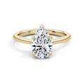Carla 18k Yellow Gold Pear Solitaire