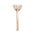 Carla 18k Rose Gold Princess Solitaire