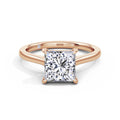 Carla 18k Rose Gold Princess Solitaire