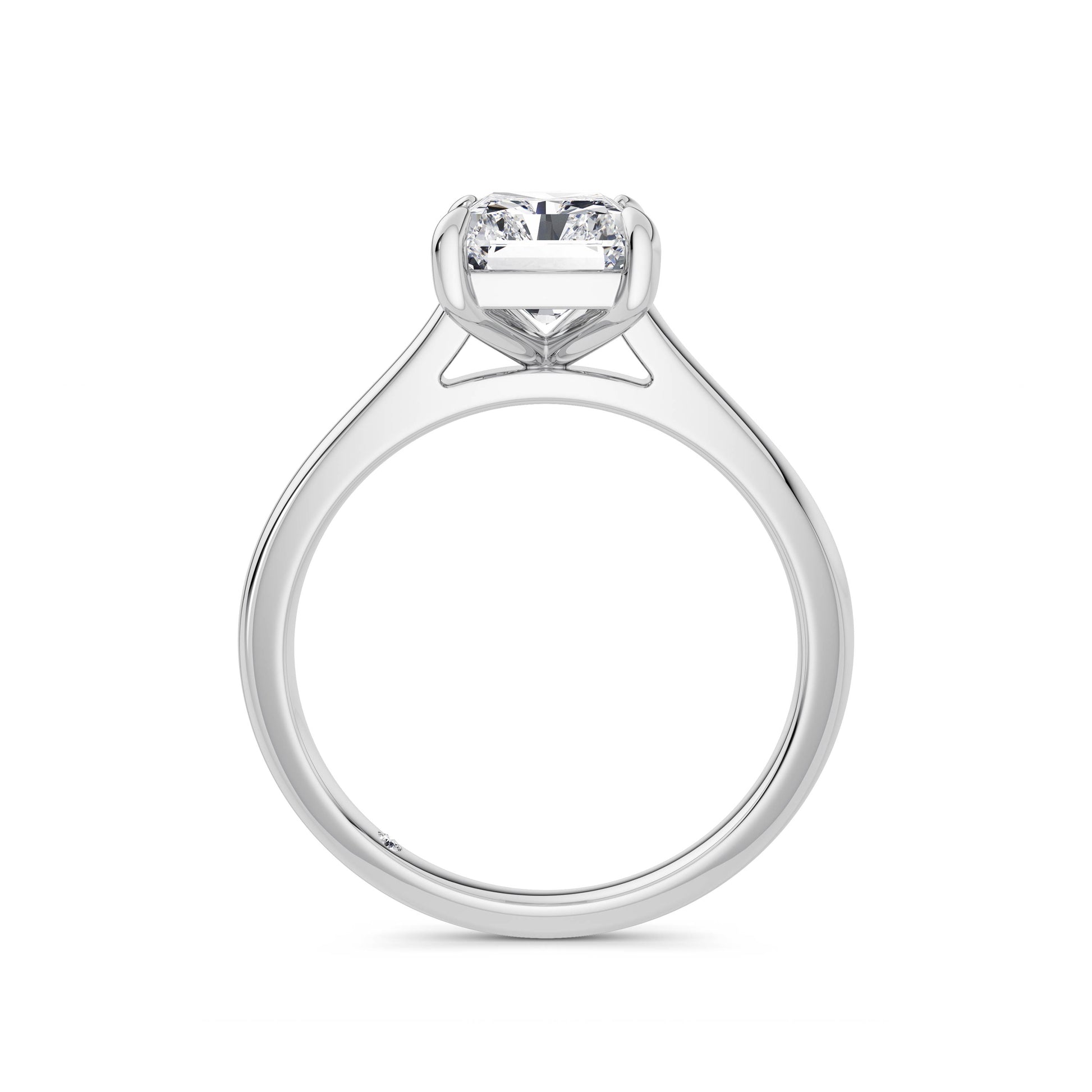 Carla 18k White Gold Radiant Solitaire