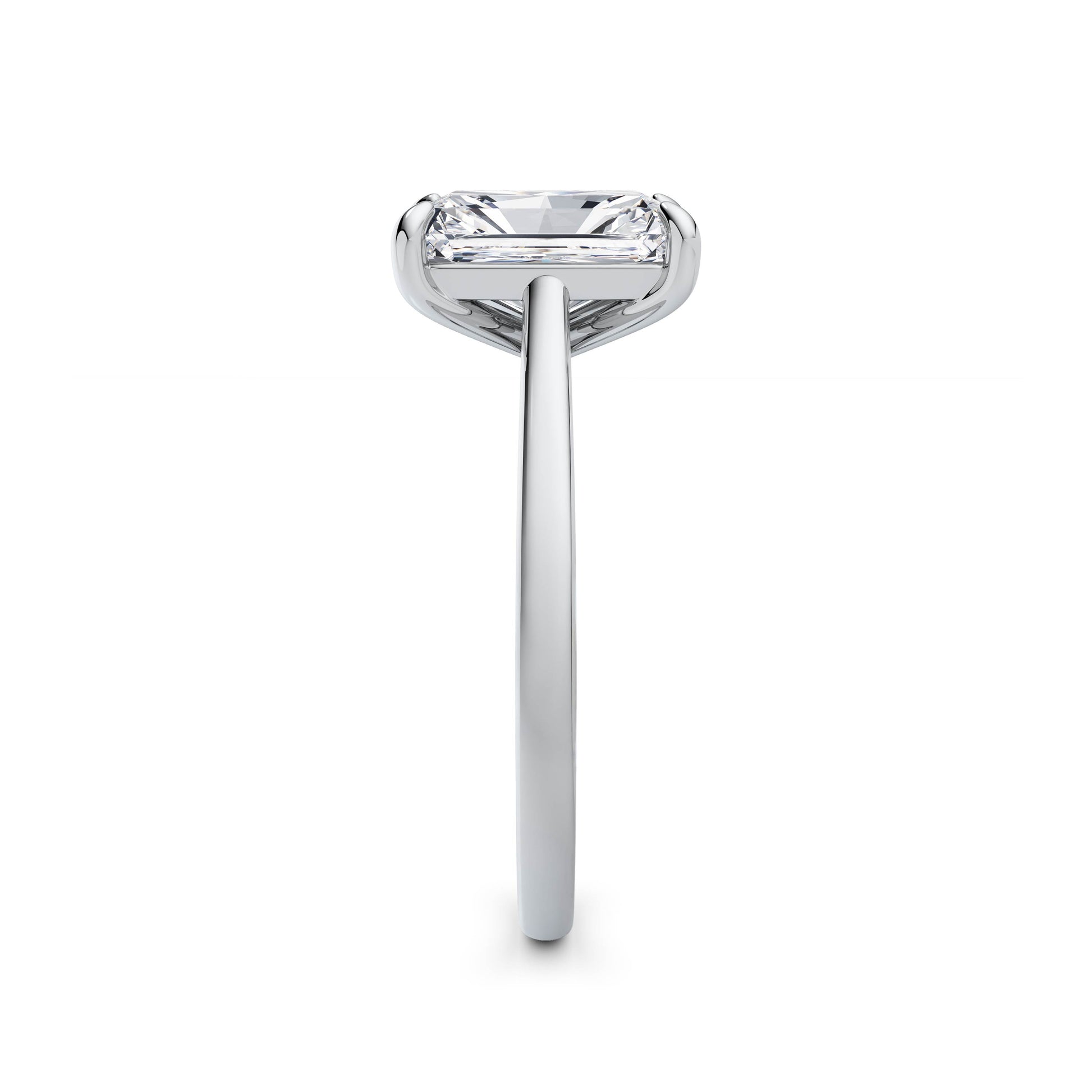 Carla 18k White Gold Radiant Solitaire