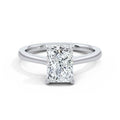Carla 18k White Gold Radiant Solitaire