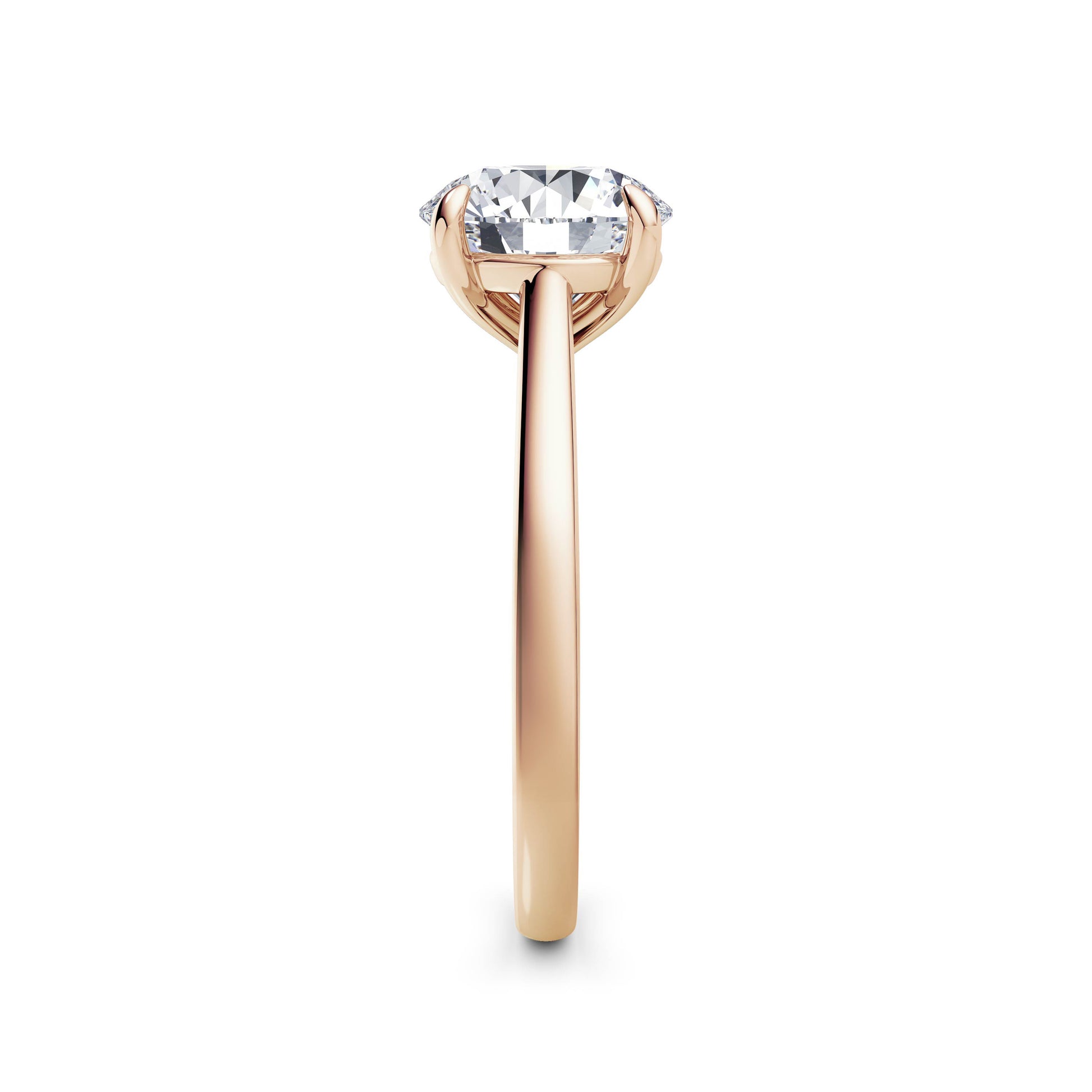 Carla 18k Rose Gold Round Solitaire