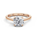 Carla 18k Rose Gold Round Solitaire