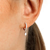 Marquise Diamond Drop Earrings White Gold