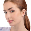 Lab-Grown Diamond Huggie With Detachable Stud Earrings White Gold