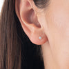 0.1ct Each Round Lab-Grown Diamond Stud Earrings White Gold