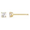0.2ct Each Round Lab-Grown Diamond Stud Earrings Yellow Gold
