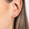 0.2ct Each Round Lab-Grown Diamond Stud Earrings White Gold