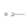 0.2ct Each Round Lab-Grown Diamond Stud Earrings White Gold