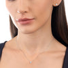 0.3ct Round Diamond Lab-Grown Pendant White Gold