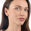 0.5ct Each Round Natural Diamond Stud Earrings White Gold