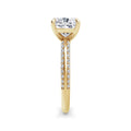 Dawn 18k Yellow Gold Cushion Diamond Band