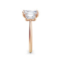 Dawn 18k Rose Gold Emerald Trilogy