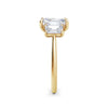 Dawn 18k Yellow Gold Emerald Trilogy