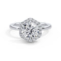 Dawn Platinum Round Halo