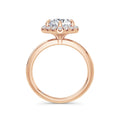 Dawn 18k Rose Gold Round Halo
