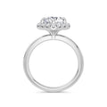 Dawn 18k White Gold Round Halo