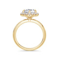 Dawn 18k Yellow Gold Round Halo