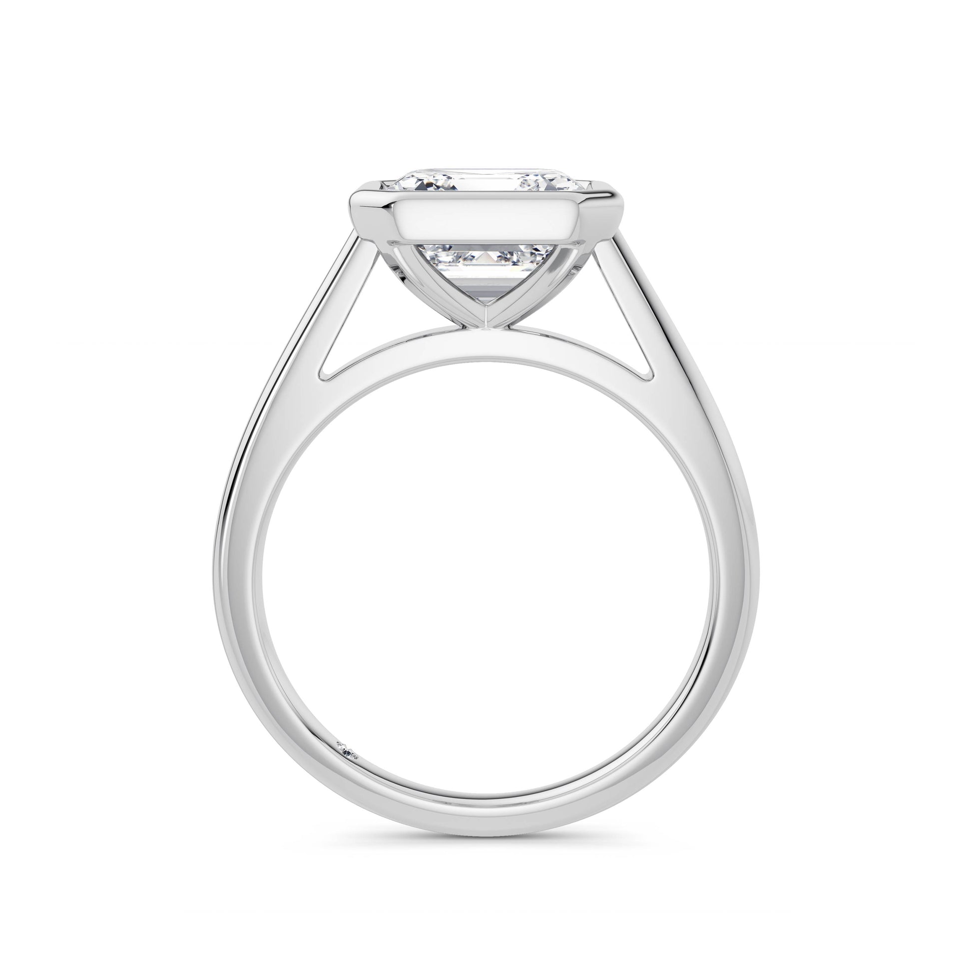 Elaine Platinum Asscher Solitaire