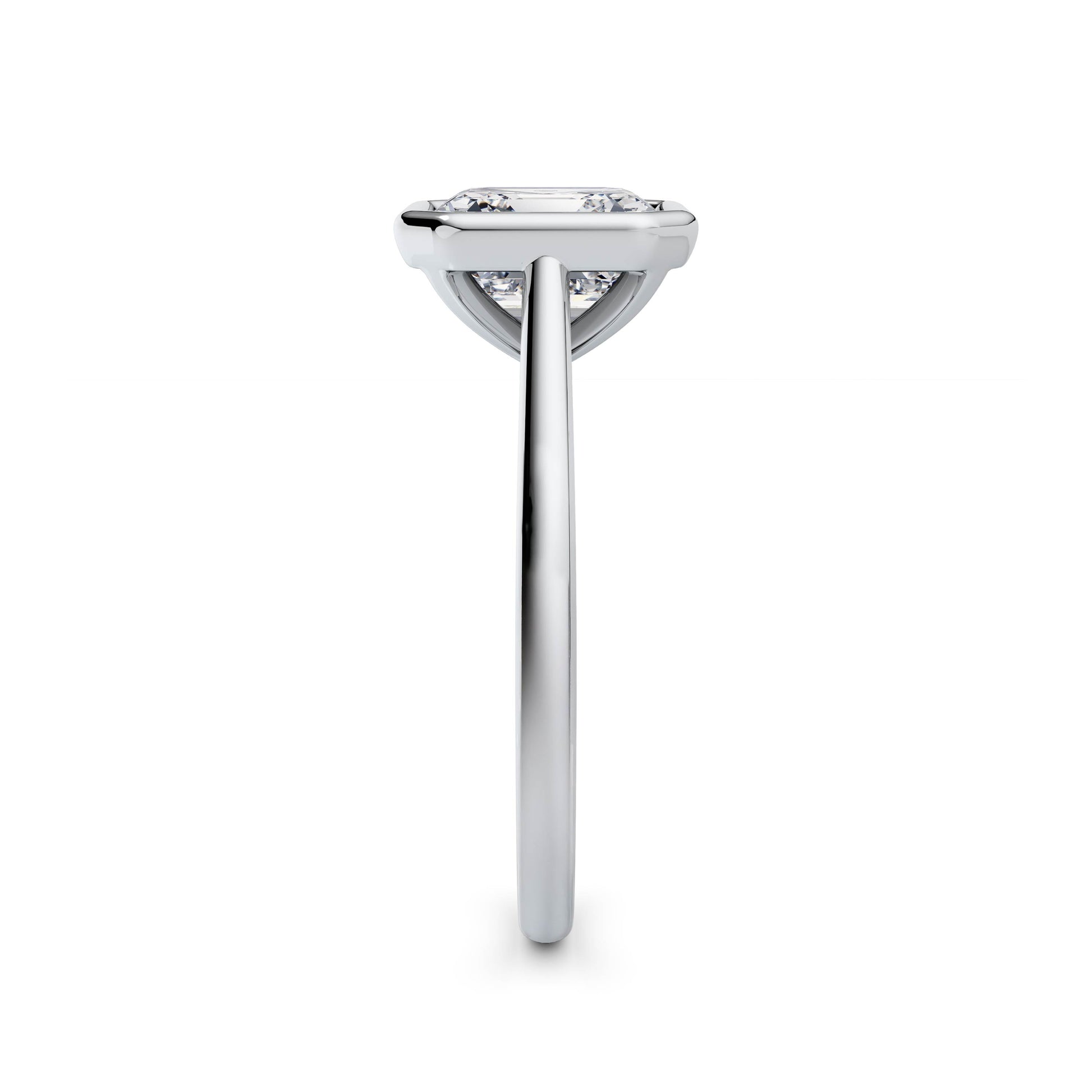 Elaine Platinum Asscher Solitaire