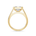 Elaine 18k Yellow Gold Asscher Solitaire