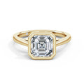 Elaine 18k Yellow Gold Asscher Solitaire