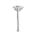 Elaine 18k White Gold Elongated Cushion Solitaire