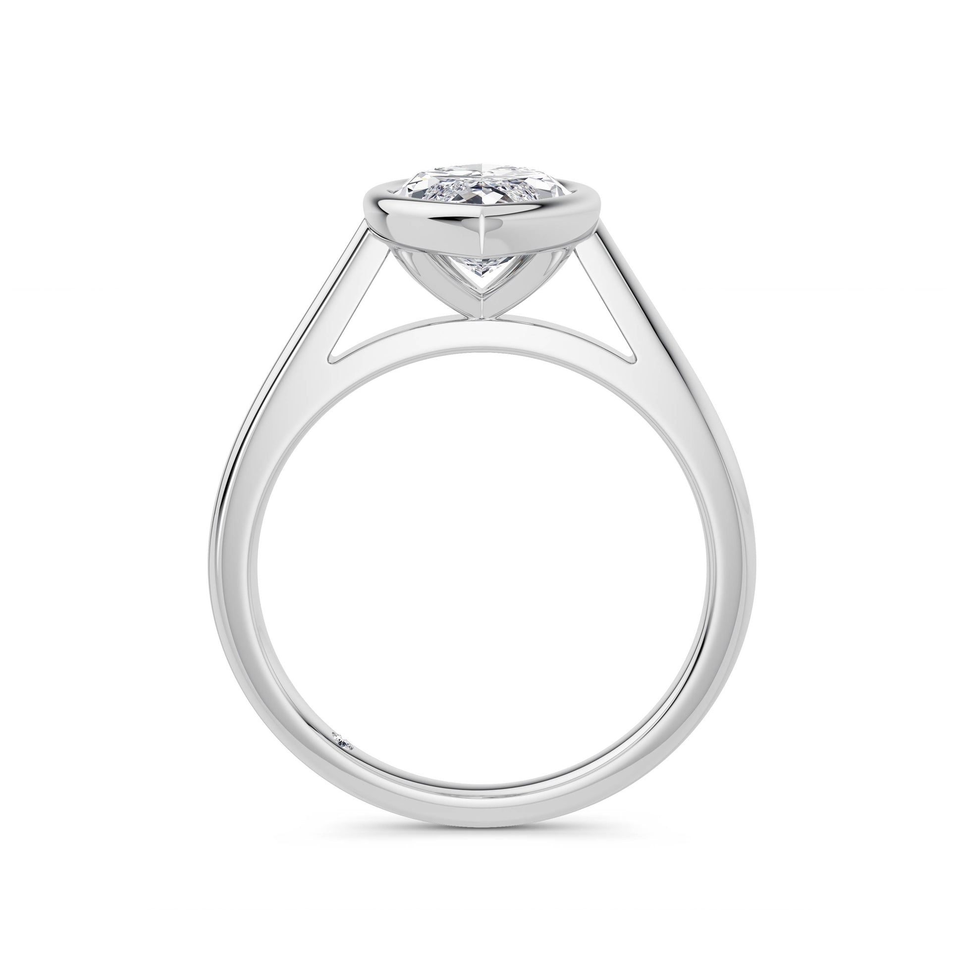 Elaine Platinum Marquise Solitaire
