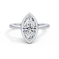 Elaine Platinum Marquise Solitaire