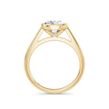 Elaine 18k Yellow Gold Oval Solitaire