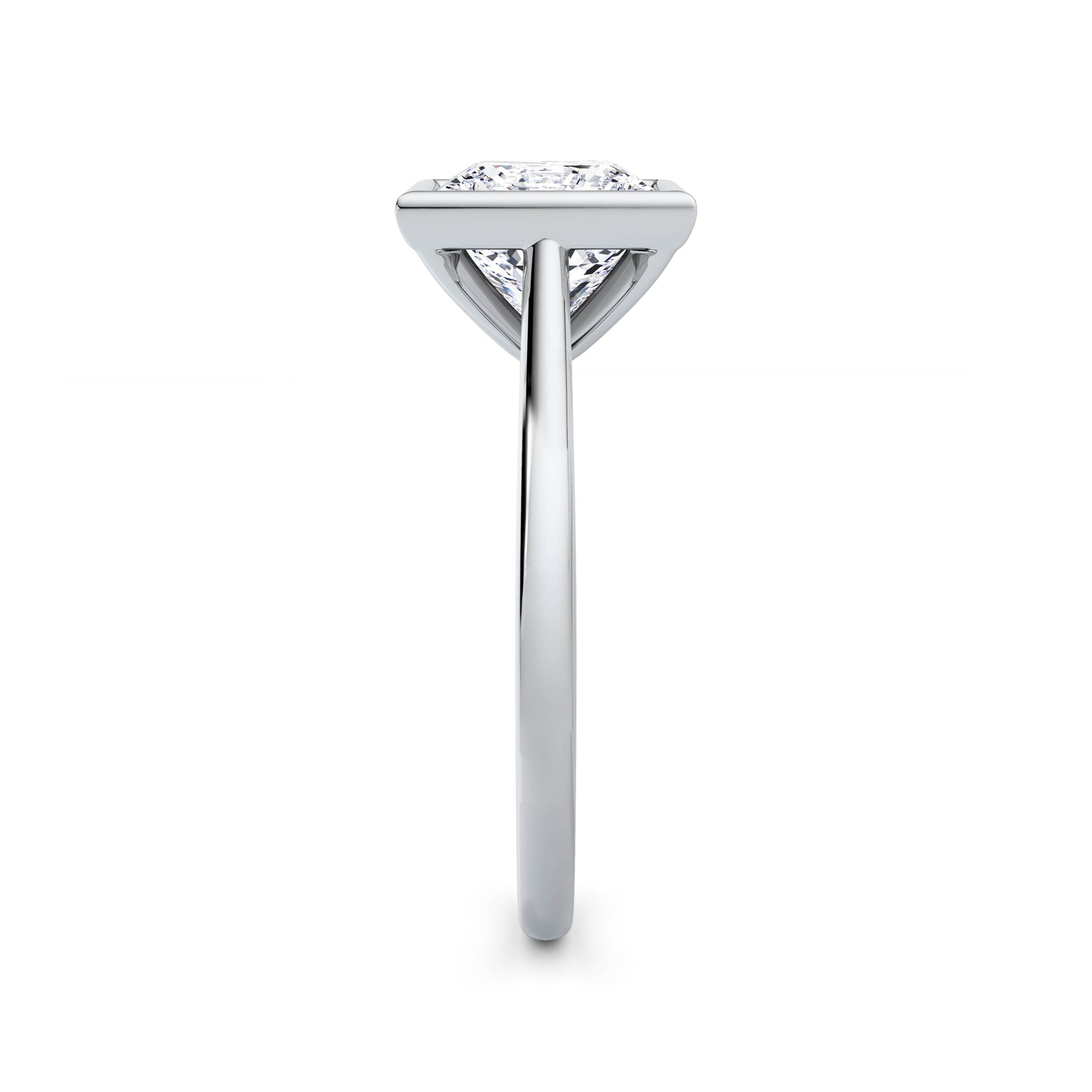 Elaine Platinum Princess Solitaire