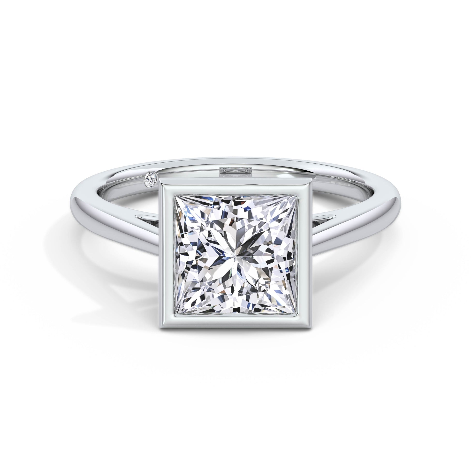 Elaine Platinum Princess Solitaire