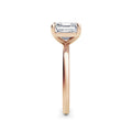 Emily 18k Rose Gold Asscher Solitaire