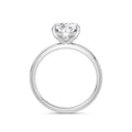 Emily 18k White Gold Oval Solitaire