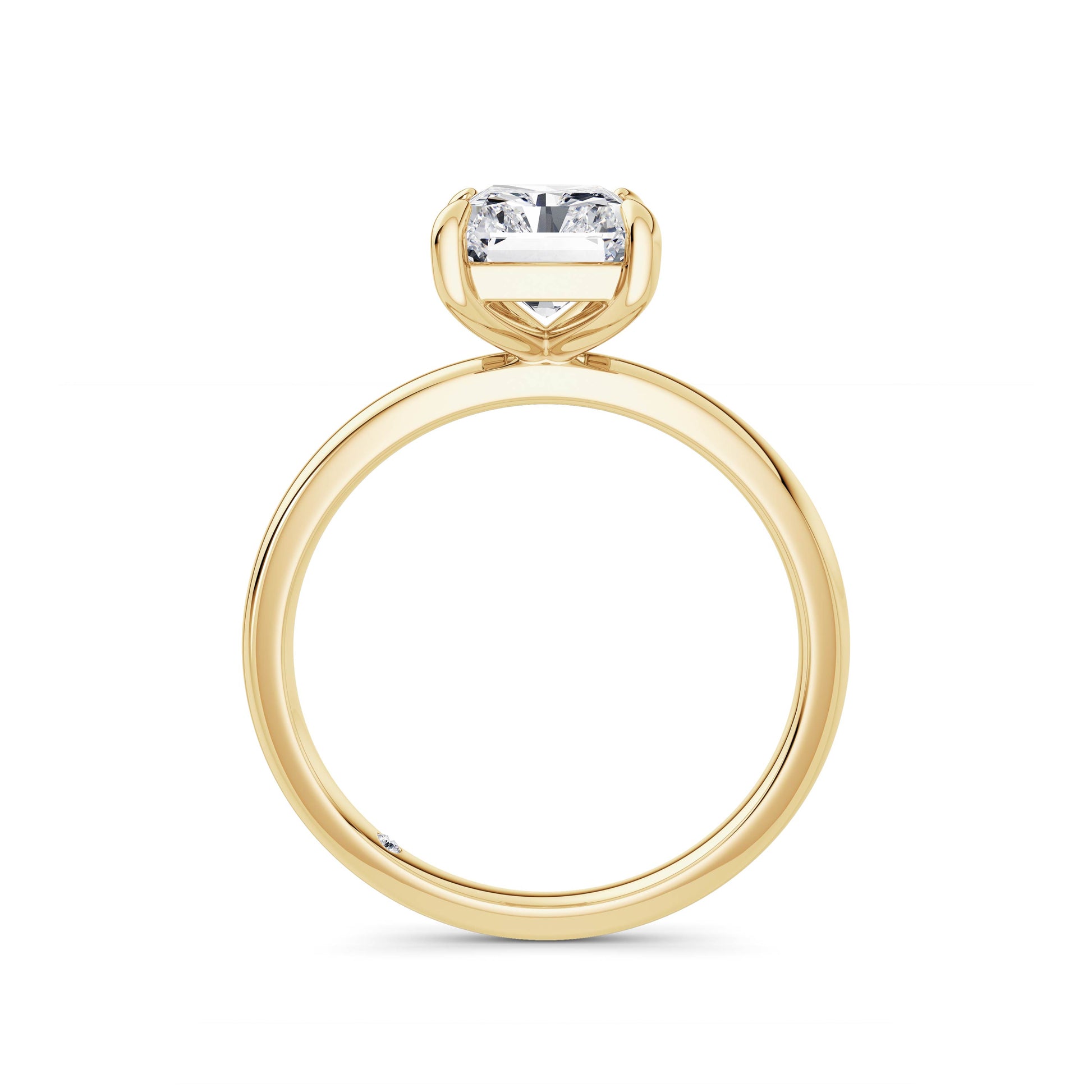 Emily 18k Yellow Gold Radiant Solitaire