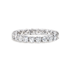 1.5ct Round Lab Grown Diamond Full Eternity Ring White Gold