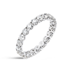 1.5ct Round Lab Grown Diamond Full Eternity Ring White Gold