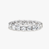 2ct Round Lab Grown Diamond Full Eternity Ring White Gold