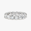 4ct Round Natural Diamond Full Eternity Ring White Gold