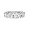 4ct Round Lab Grown Diamond Full Eternity Ring White Gold