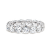 5ct Round Lab Grown Diamond Full Eternity Ring White Gold