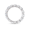 5ct Round Lab Grown Diamond Full Eternity Ring White Gold