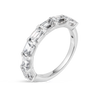 2ct Horizontal Emerald Lab Grown Diamond Full Eternity Ring White Gold