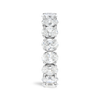 4.5ct Oval Lab Grown Diamond Full Eternity Ring White Gold