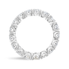 4.5ct Oval Lab Grown Diamond Full Eternity Ring White Gold