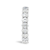 3ct Oval Lab Grown Diamond Full Eternity Ring White Gold